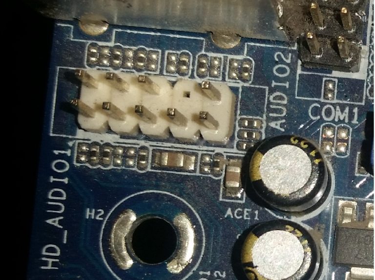 Подключение передней панель к материнской плате